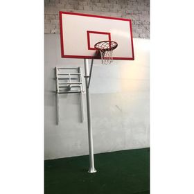 Adelinspor Hidrolik Çember 105x180 Ahşap Panya Basketbol Potası