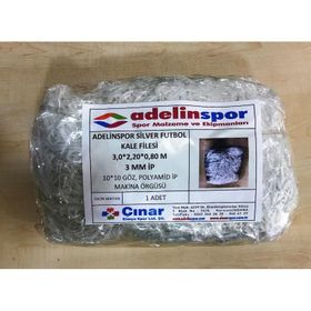 Adelinspor Silver 3,0x2,20x0,8 m Futbol Kale Filesi