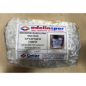 Adelinspor Silver 5,0x2,20x0,8 m Futbol Kale Filesi