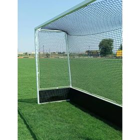 Adelinspor Silver Siyah 1.7x3.66x1.2 m 2.2 mm İp Çim Hokeyi Kale Filesi