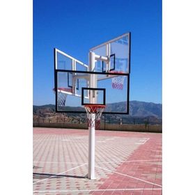 Adelinspor Üçlü Grup Standart Yükseklik 10 mm Cam Basketbol Potası