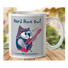 Adell 1-041 BAYKUŞ HARD ROCK OWL Seramik Kupa Bardak