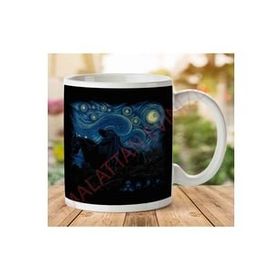Adell 1-2087 Starry Night In Middle Earth Lord Of The Rings Seramik Kupa Bardak
