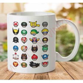 Adell 1-2117 Super Mario Know Your Mushrooms Baskılı Seramik Kupa Bardak