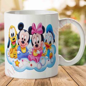 Adell 1-2291 Baby Mickey Mouse Baskılı Seramik Kupa Bardak