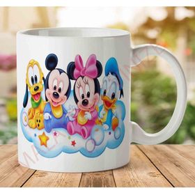 Adell 1-2291 Baby Mickey Mouse Baskılı Seramik Kupa Bardak