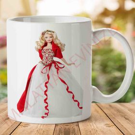 Adell 1-2297 Barbie Baskılı Seramik Kupa Bardak