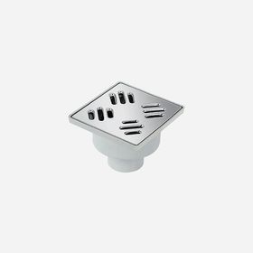 Adell 10X10X50 cm Alttan Çıkışlı Paslanmaz Yer Sifonu