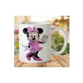 Adell A2455 Minnie Mouse Çizgi film Baskılı Seramik Kupa Bardak