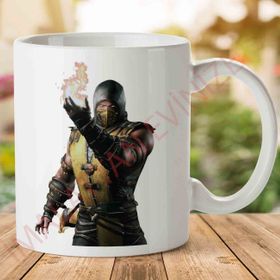 Adell A2465 Mortal Kombat X Oyun Baskılı Seramik Kupa Bardak