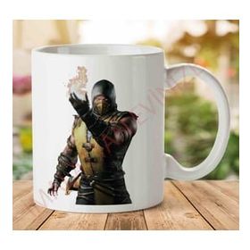 Adell A2465 Mortal Kombat X Oyun Baskılı Seramik Kupa Bardak