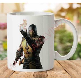 Adell A2465 Mortal Kombat X Oyun Baskılı Seramik Kupa Bardak