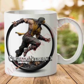 Adell A2469 Mortal Kombat X Oyun Baskılı Seramik Kupa Bardak
