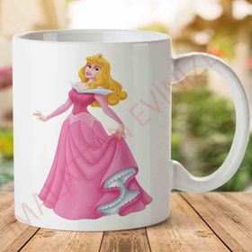 Adell A2549 Sleeping Beauty Baskılı Seramik Kupa Bardak