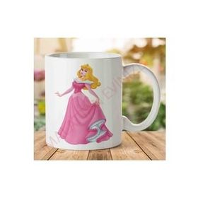 Adell A2549 Sleeping Beauty Baskılı Seramik Kupa Bardak