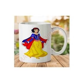 Adell A2561 Snow White-Karbeyaz Çizgi Film Baskılı Seramik Kupa Bardak