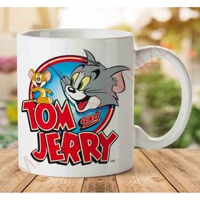 Adell A2578 Tom And Jerry Çizgi Film Baskılı Seramik Kupa Bardak