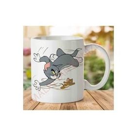 Adell A2581 Tom And Jerry Çizgi Film Baskılı Seramik Kupa Bardak
