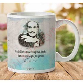 Adell A2617 CEMAL SÜREYA Namussuz Bir Çağ Bu Baskılı Seramik Kupa Bardak