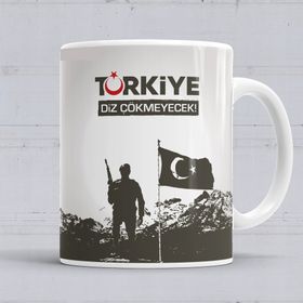 Adell A2730 ATATÜRK AY YILDIZ Baskılı Seramik Kupa Bardak