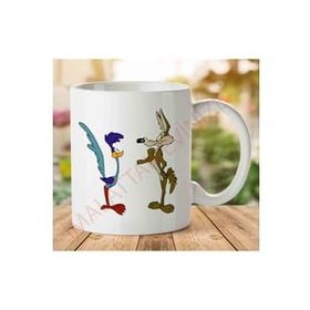 Adell A2820 Road Runner ve Coyote Hediye Seramik Kupa