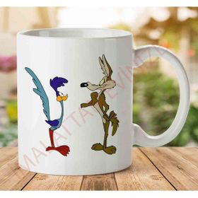 Adell A2820 Road Runner ve Coyote Hediye Seramik Kupa