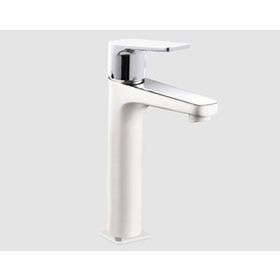 Adell Azure Beyaz Krom Tall Lavabo Bataryası