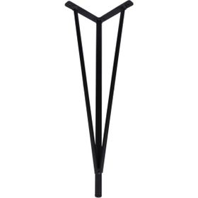 Adem Koç Firkete Metal Mil Siyah 45 cm Masa Sehpa Ayağı