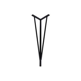 Adem Koç Firkete Metal Mil Siyah 45 cm Masa Sehpa Ayağı