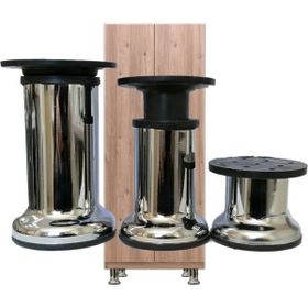 Adem Koç Plastik Ayarlı 9 cm Metal Dolap Vestiyer Komidin Baza Ayağı