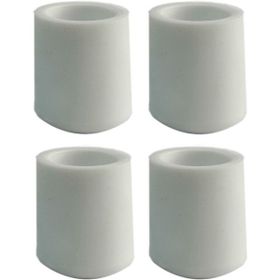 Adem Koç Plastik PVC 21 mm Sandalye Profil Sessiz Yumuşak 4 Adet Ayak Pabucu