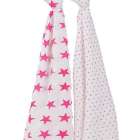 Aden Floro Pink Çok Renkli Anais Aden Anais İkili Müslin Set