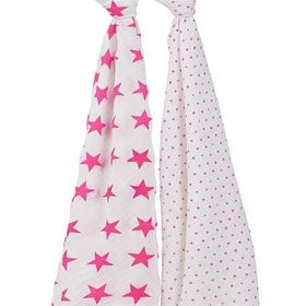 Aden Floro Pink Çok Renkli Anais Aden Anais İkili Müslin Set