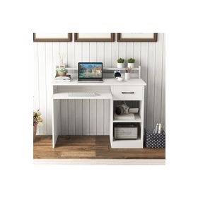 Aden Home CM124 Beyaz MDF Çalışma Masası