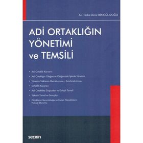 Adi Ortaklığın Yönetimi ve Temsili - Türkü Deniz Bengül Doğu
