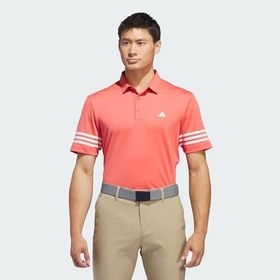 Adidas 3 Stripes Pembe Polo Erkek T-shirt