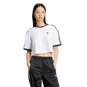 Adidas 3S Loose Crop Beyaz Kadın T-shirt