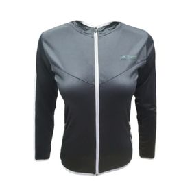 Adidas A0778 Beyaz Kadın Dalgıç Kolu Şeritli Tam Fermuarlı Sweatshirt