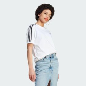 Adidas Adicolor Classics 3 Stripes Beyaz Kadın Tişört
