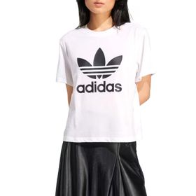 Adidas Adicolor Trefoil Boxy Beyaz Kadın T-shirt