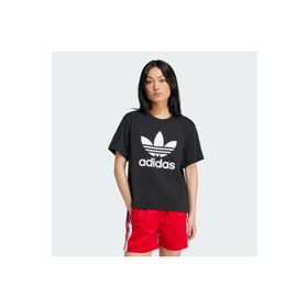 Adidas Adicolor Trefoil Boxy Siyah Kadın T-shirt