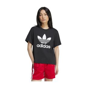 Adidas Adicolor Trefoil Boxy Siyah Kadın T-shirt
