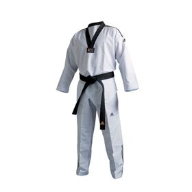 Adidas ADITF02 Fighter Siyah Beyaz 3 Taekwondo Elbisesi