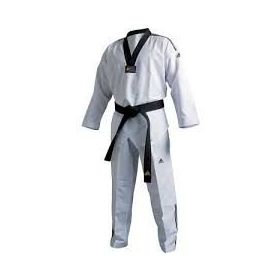 Adidas ADITF02 Fighter Siyah Beyaz 3 Taekwondo Elbisesi