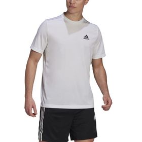 Adidas Aeroready Designed To Move Sport 3-Stripes Erkek Siyah T-shirt
