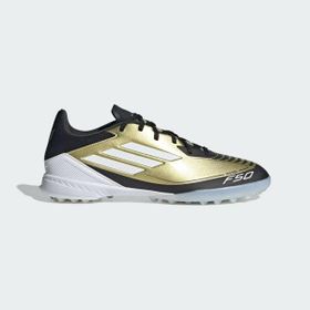 Adidas AIG9282 F50 League TF Messi Siyah Altın Erkek Spor Ayakkabı