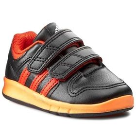 Adidas B24493 FB LK Trainer X I Siyah Turuncu Çocuk Spor Ayakkabı