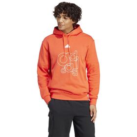 Adidas BL FL HD Q1 GD Kırmızı Kapüşonlu Erkek Sweatshirt