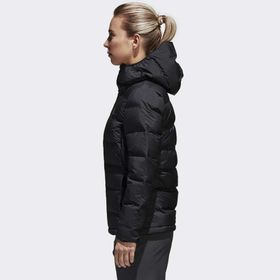 Adidas BQ1935 Siyah Helionic Down Kadın Mont