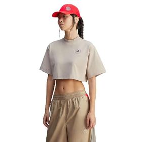 Adidas By Stella McCartney Crop Bej Kadın T-shirt
